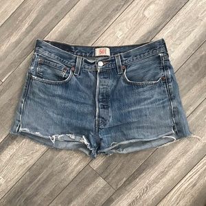Vintage Levi’s 501 button down shorts